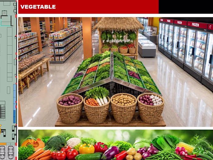 ACI Logistics Ltd. Shwapno Gulshan-1 Outlet Re-design. Fridg...