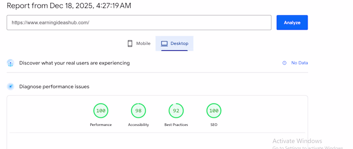 95+ PageSpeed Score