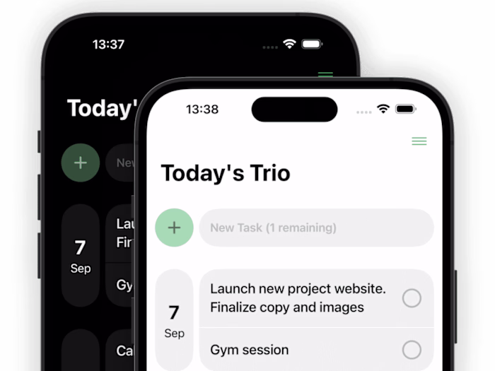 Trio: Mindful Todo List