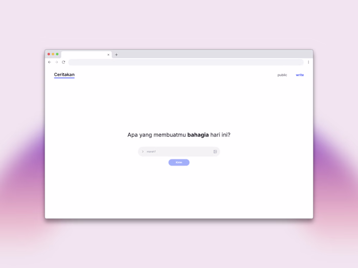 Ceritakan - Daily Prompt Social Platform