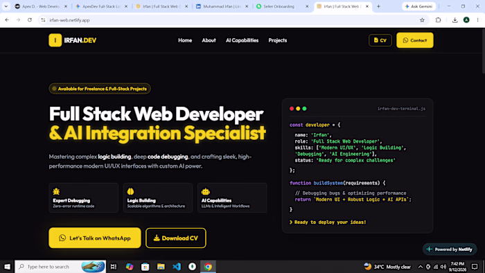 Portfolio -Personal Website