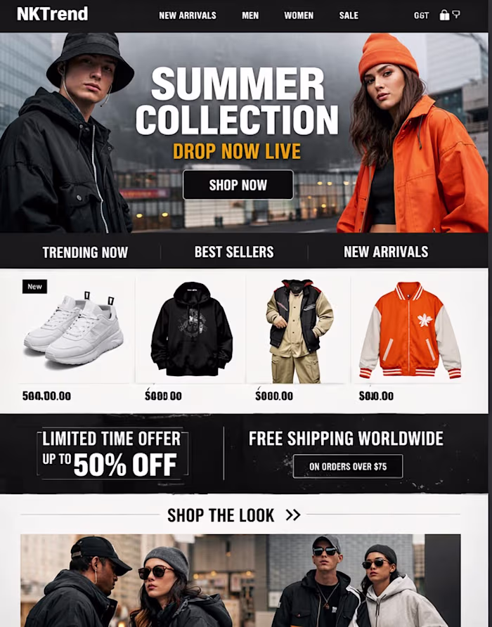 High-Converting Shopify Fashion Store Design


esigned