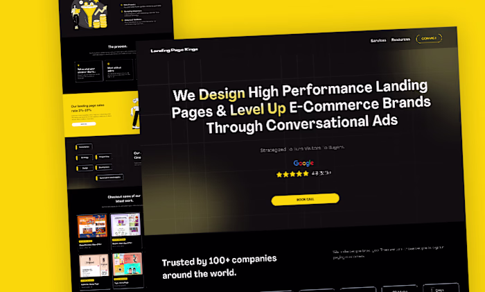 #LANDINGPAGE design for LPK
