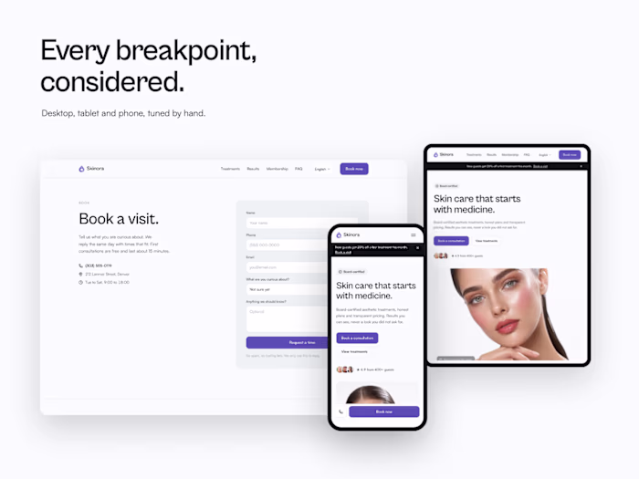 Skinora Med Spa | Framer