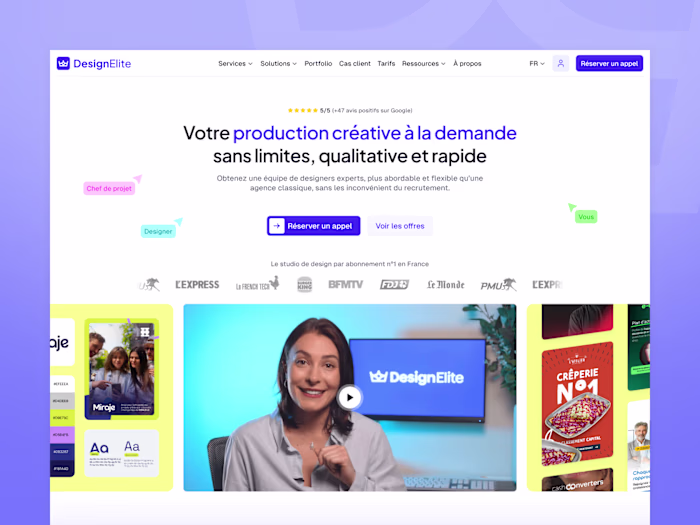 Design Elite Website Redesign