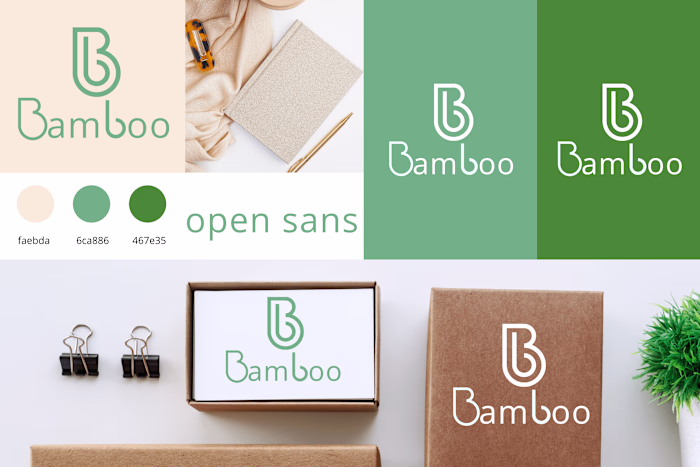 Bamboo Paper Logo Concept
