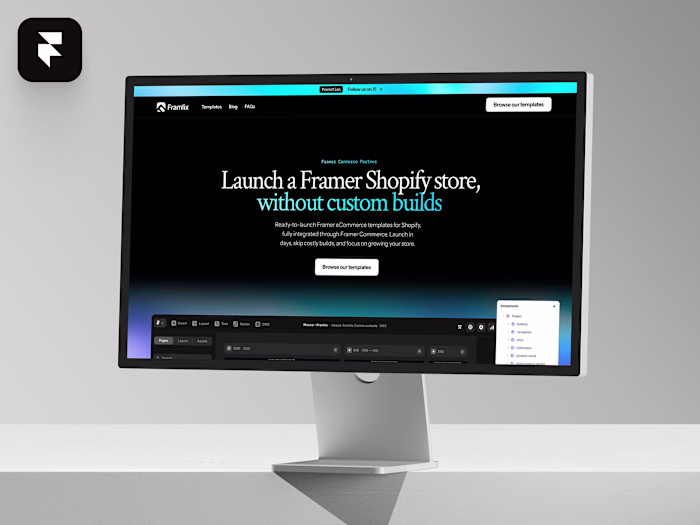 Framlix – premium eCommerce template storefront.