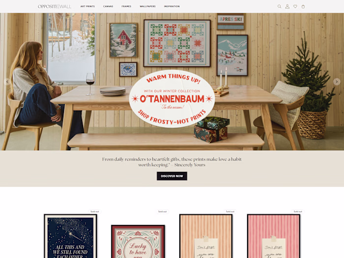 Opposite Wall WordPress E-Commerce Website Development
