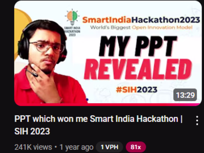 Published Youtube video with over 200K views