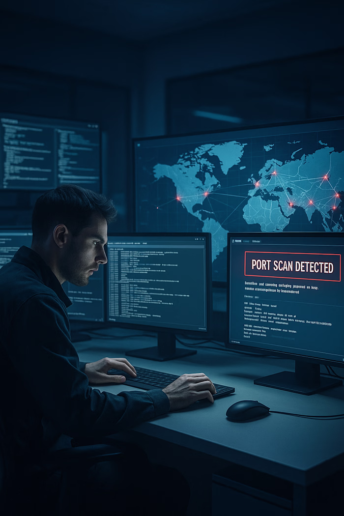 Handling a Fake Port Scan in SOC Lab