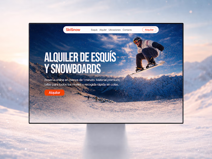 SkiSnow Website Design & Development