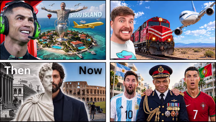 Designed eye-catching YouTube thumbnails using