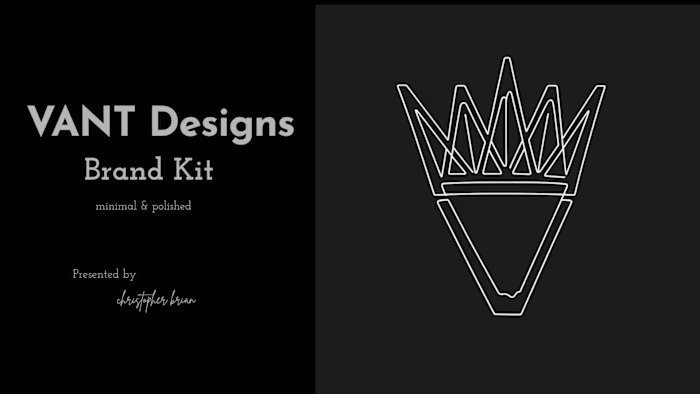 VANT Designs: Brand Kit & Visual Identity