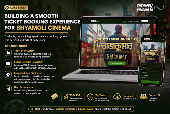 Shyamoli Cinema – Online Ticket Booking Platform