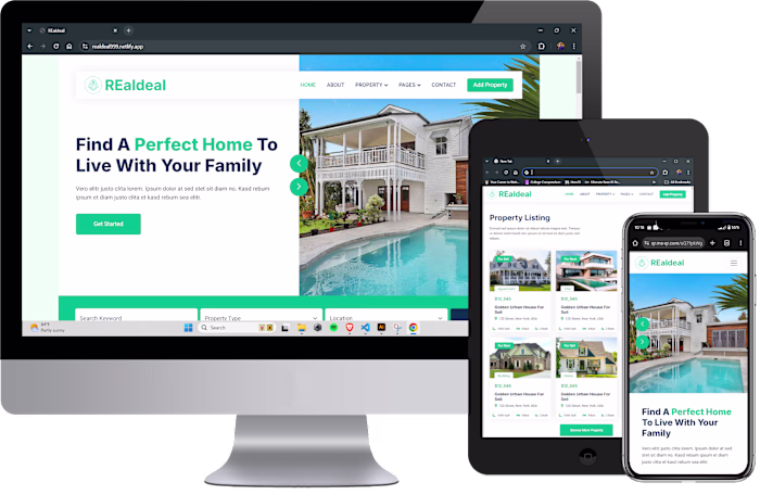 REALdeal website design