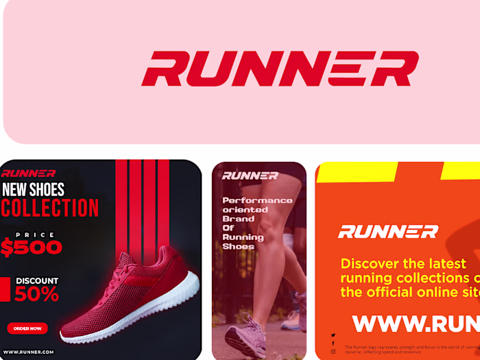 Elevating Performance: Runner Brand Identity & Visual Guidelines