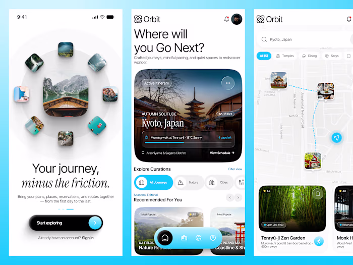 ORBIT App UI