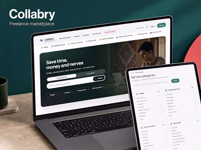 Collabry — Freelance Marketplace, Projects and Messaging