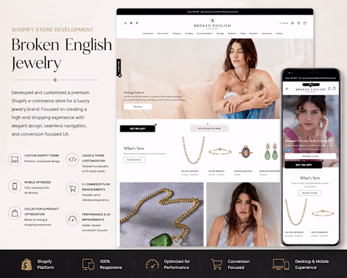 Broken English Jewelry — Shopify