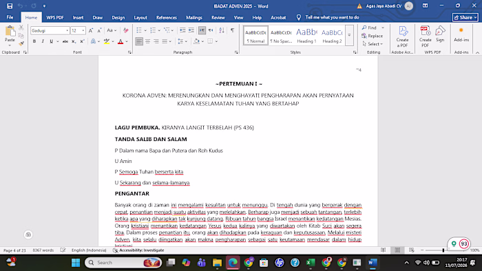 Official Document Formatting & Administration