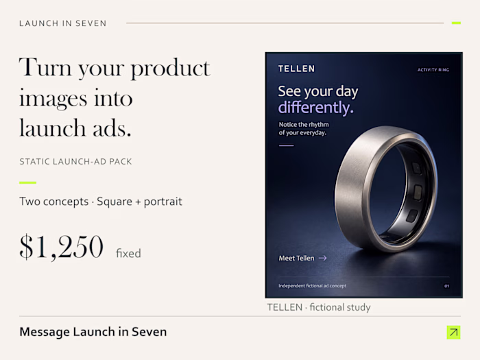 Have product images ready, but
