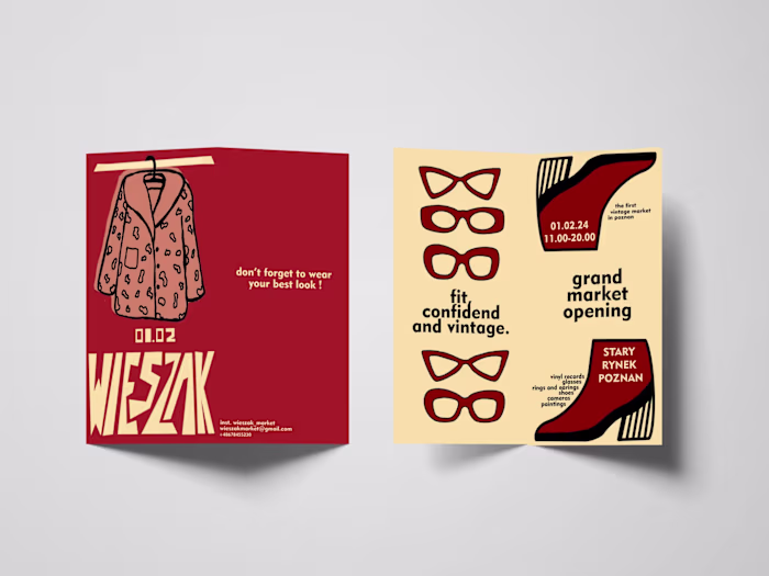 Booklet for vintage market 