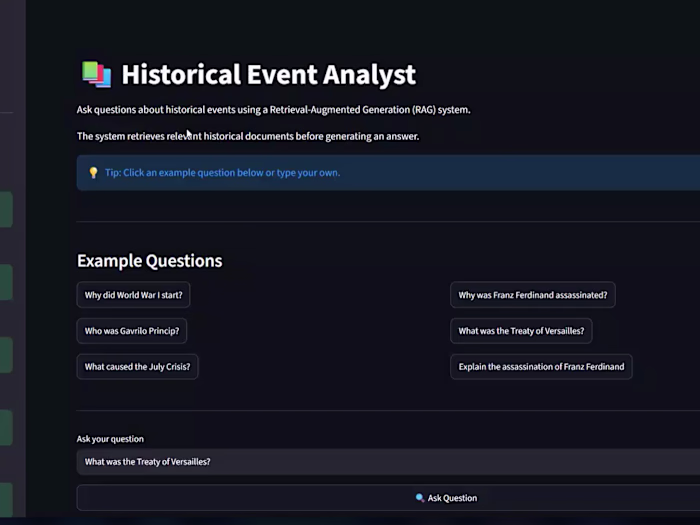 Built an AI-powered Historical Event