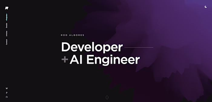 My Personal Portfolio + AI Voice Agent