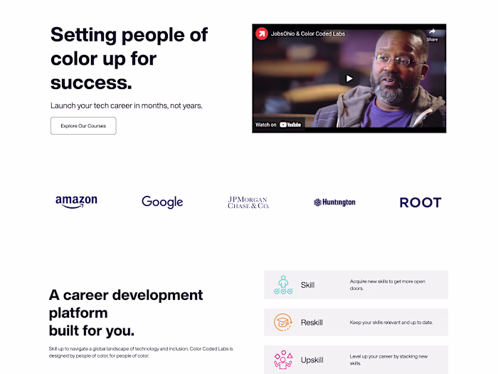 ColorCoded Labs - Webflow Website