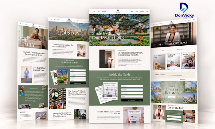 Luxury Realtor Kajabi Portfolio Website