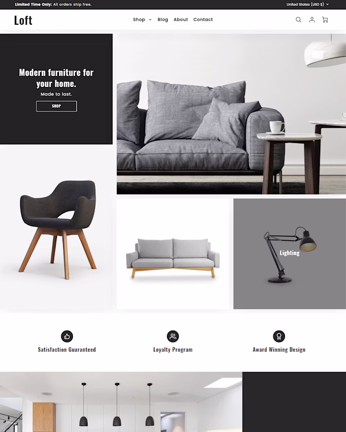 Shopify Theme Loft 