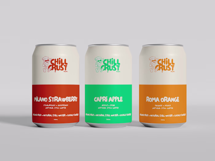 A playful pizza brand built