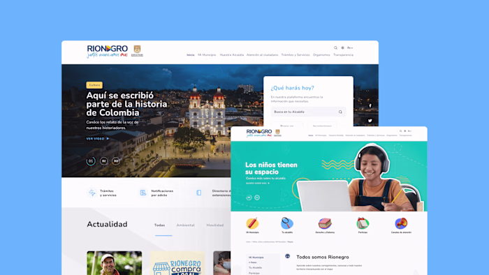 Rionegro: City Hall Website Redesign