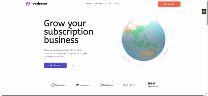 Globe Landing Page Development