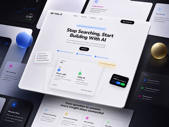 Most AI startup websites look