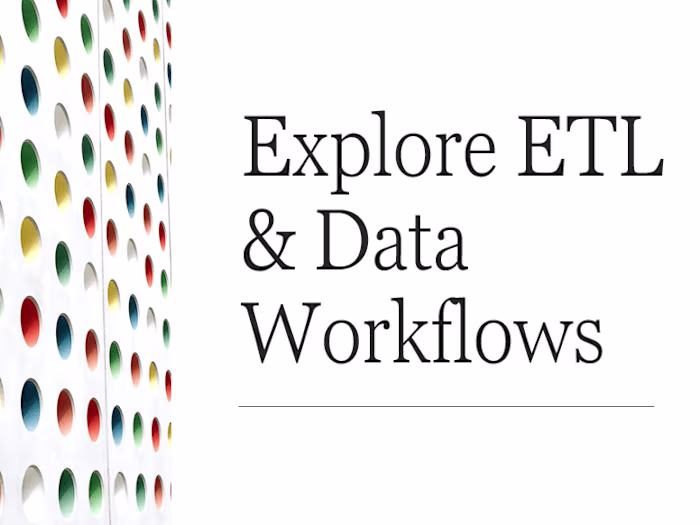 ETL and Data Pipelines