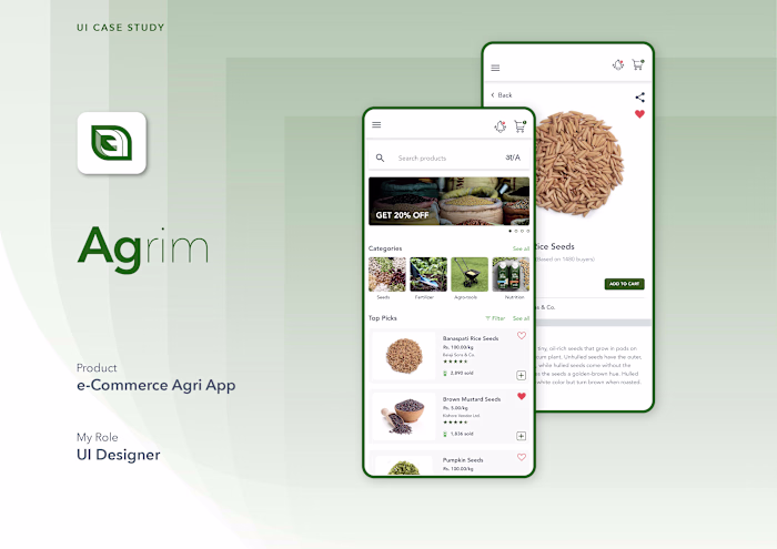 AGRIM, an e-commerce agriculture app