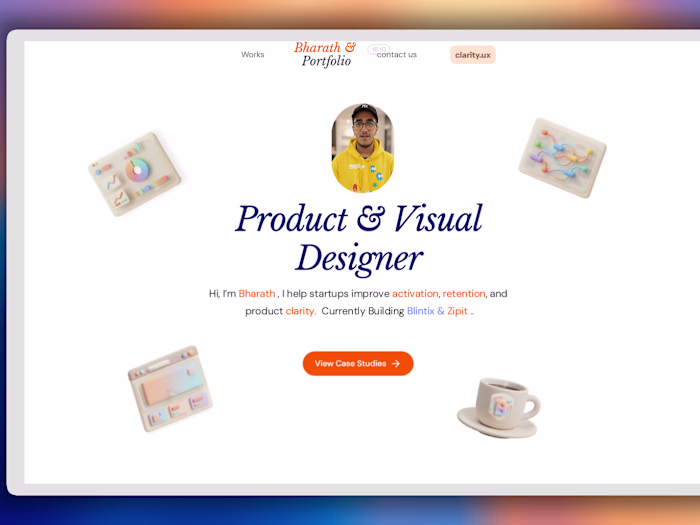 UX Design & Development of Personal Portfolio Website