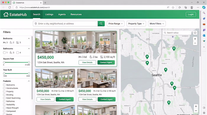 Real Estate Listing Platform