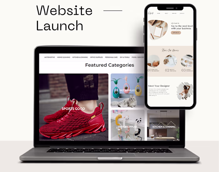 Website designed for amazon brand approval 