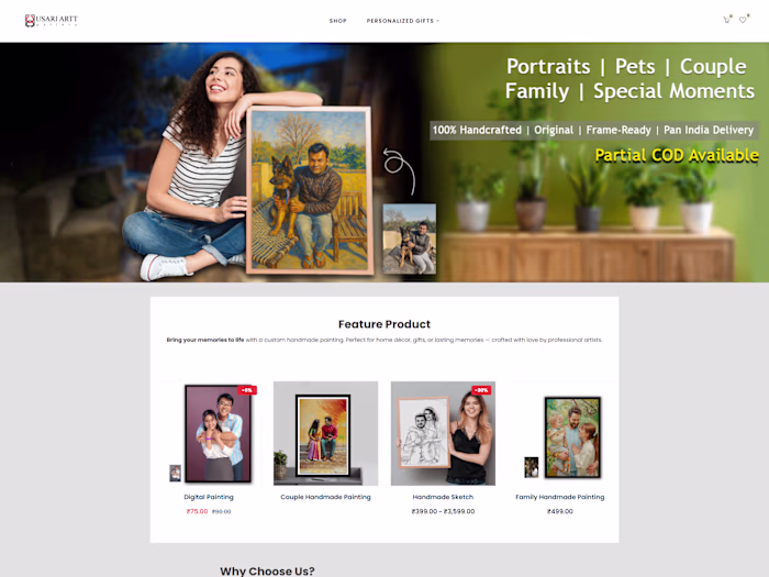 Ecommerce Arts Platform