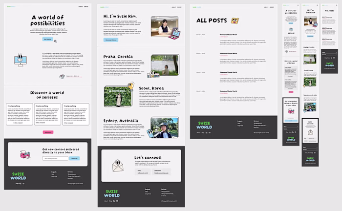 Personal Website Development with NextJS/React