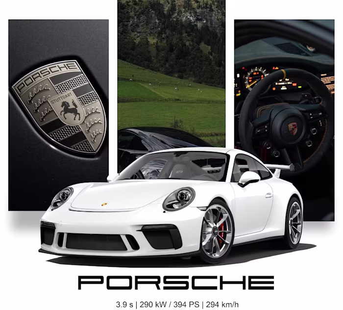 Porsche 911 GT3 Collage