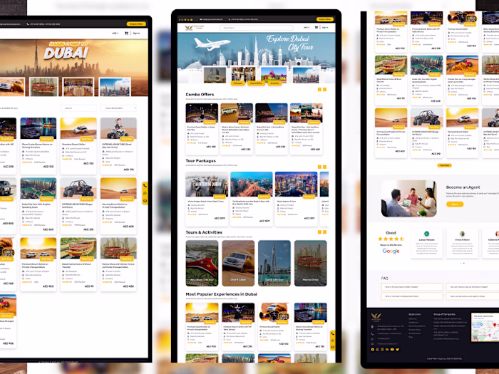 Fully Functional Travel Website