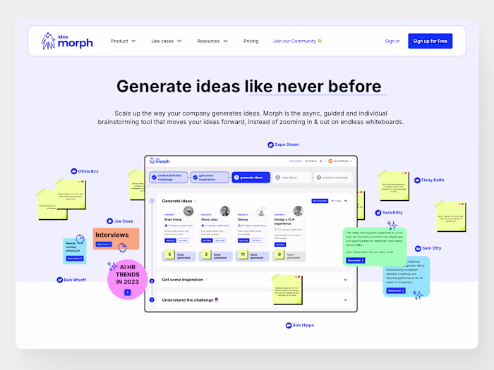 _2_ marketing website morph