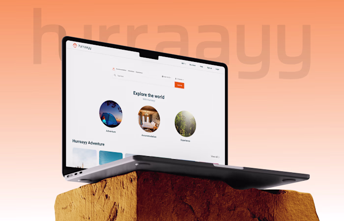 Hurraayy - Travel Booking Website UI/UX Design & Framer Website