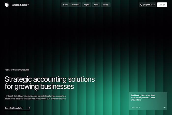 Strategic accounting solutions for growing