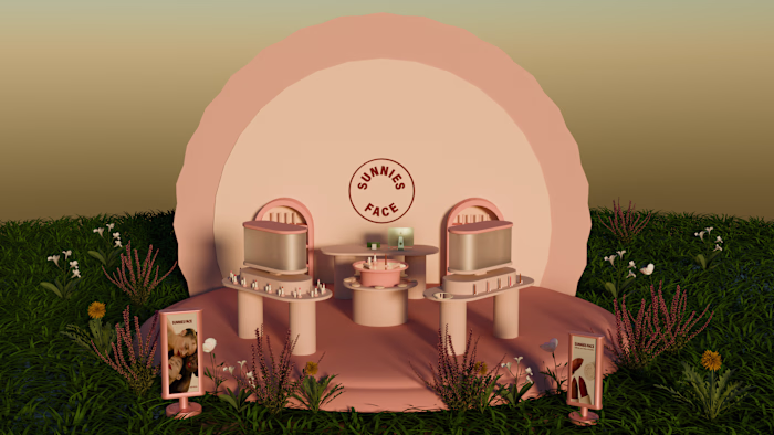 (Personal Work) 3D Sunnies Face PopUp Store