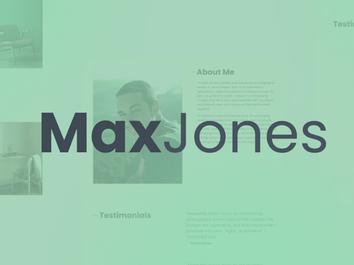 MaxJones - Photography Portfolio