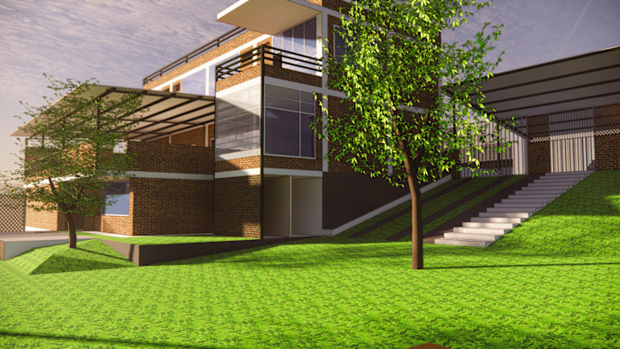 La Casa de la Montaña – Visualización Arquitectónica